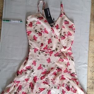 #598 women's XS Sheer Spaghetti strap Dress